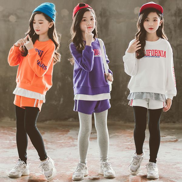spring autumn kids children clothes girls clothing set 2-piece sport suits teens clothes set 2-16t teenagers tracksuits ca975, White
spring autumn kids children clothes girls clothing set 2-piece sport suits teens clothes set 2-16t teenagers tracksuits ca975, White