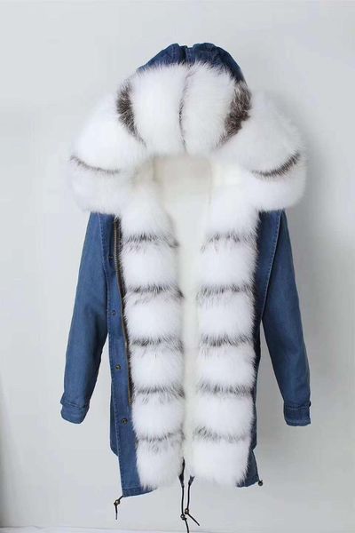 2018 winter new women's fashion luxury fur collar rex fur lining coat nick garment, Black
2018 winter new women's fashion luxury fur collar rex fur lining coat nick garment, Black