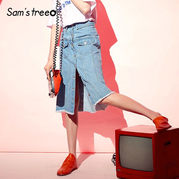 samstree sky blue high waist denim skirts casual women a-line female skirt 2019 summer streetwear fashion woman clothing, Black
samstree sky blue high waist denim skirts casual women a-line female skirt 2019 summer streetwear fashion woman clothing, Black