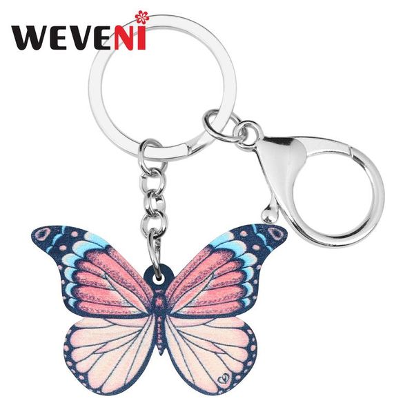 weveni acrylic vanessa brush-footed butterfly keychains key chain insect animal keyring jewelry for women girl teen charm gifts, Silver
weveni acrylic vanessa brush-footed butterfly keychains key chain insect animal keyring jewelry for women girl teen charm gifts, Silver