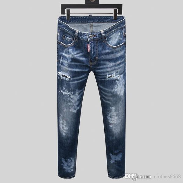 2020 new arrival men designer jeans denim embroidery pants fashion holes motorcycle men s clothing jeans, Blue 
2020 new arrival men designer jeans denim embroidery pants fashion holes motorcycle men s clothing jeans, Blue