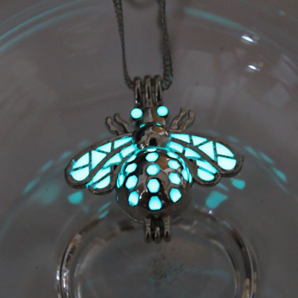 zhizsmall silver bee necklace honeybee locket necklace pendants necklaces glow in the dark women girls
zhizsmall silver bee necklace honeybee locket necklace pendants necklaces glow in the dark women girls