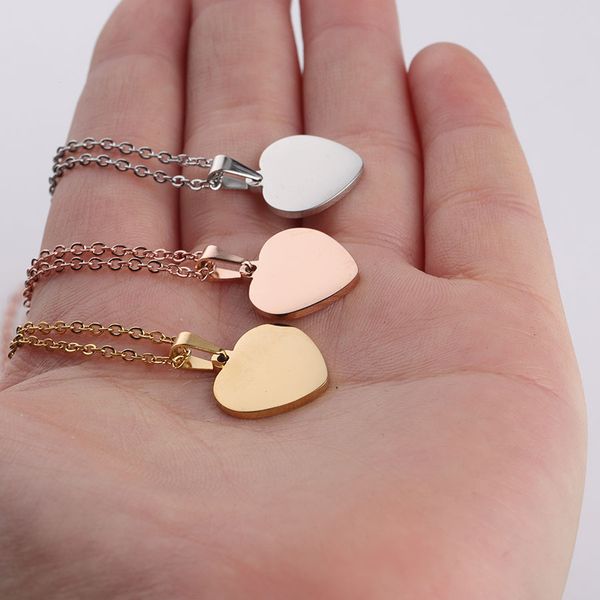 stainless steel heart pendant necklace new fashion blank love hear necklace for women mother daughter jewelry gold necklaces for buyer own, Silver
stainless steel heart pendant necklace new fashion blank love hear necklace for women mother daughter jewelry gold necklaces for buyer own, Silver