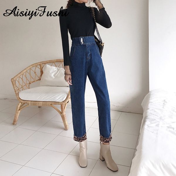 denim straight pants high waist zipper ladies black jeans trousers leopard print jeans women casual pantalones femme 2019, Blue
denim straight pants high waist zipper ladies black jeans trousers leopard print jeans women casual pantalones femme 2019, Blue