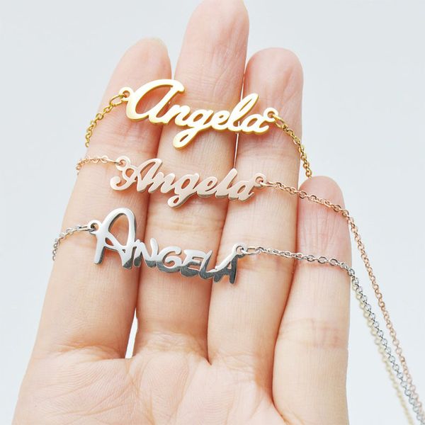 lateefah customized name necklace stainless steel custom personalized choker letters necklaces for women girls collar romantic, Silver
lateefah customized name necklace stainless steel custom personalized choker letters necklaces for women girls collar romantic, Silver