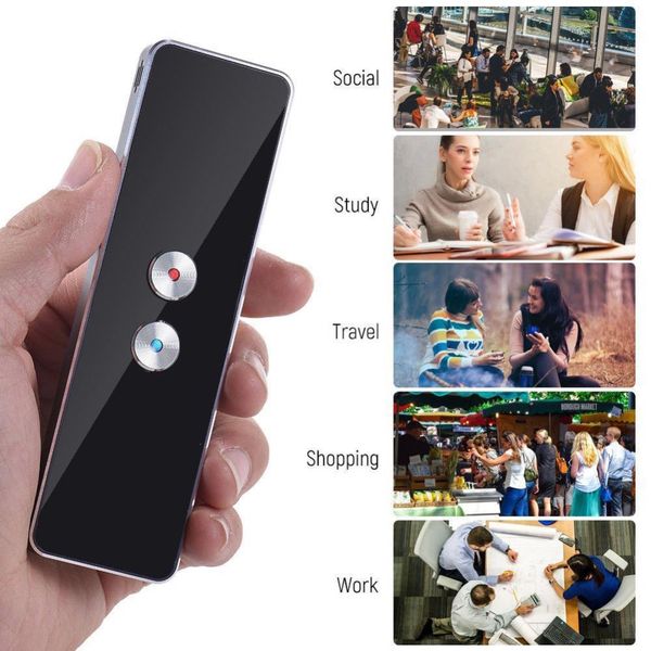 updated t8 portable voice translator 41 languages two-way real time language interpreter bluetooth wireless study travel translation machine
updated t8 portable voice translator 41 languages two-way real time language interpreter bluetooth wireless study travel translation machine
