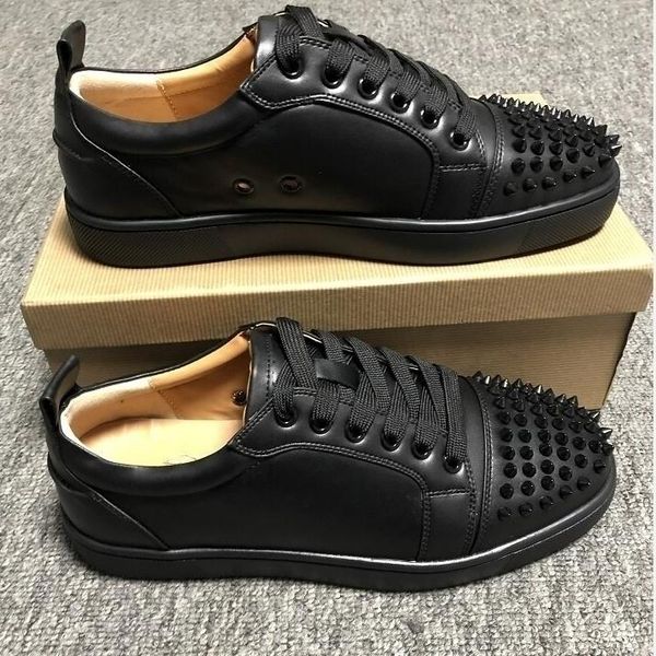 2019 low red bottom sneakers for men luxury black leather fashion casual mens womens shoes designer causal shoes wholesale l5
2019 low red bottom sneakers for men luxury black leather fashion casual mens womens shoes designer causal shoes wholesale l5
