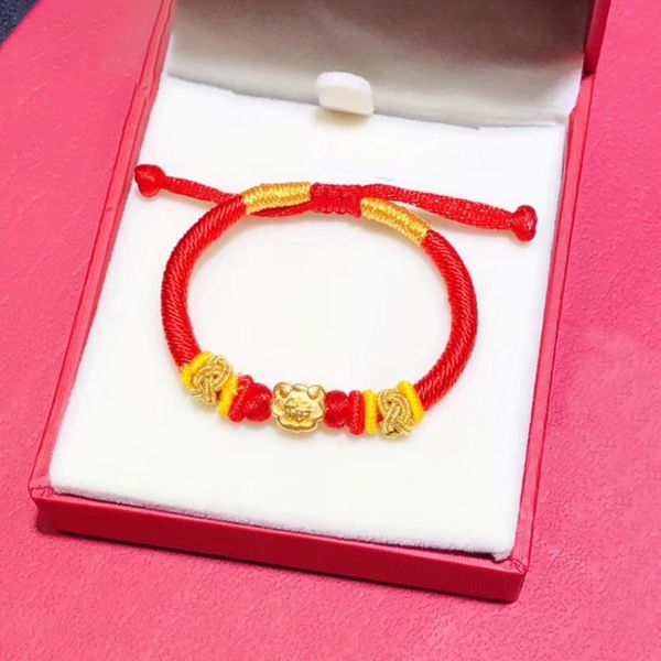 pure 999 24k yellow gold bracelet women 3d little ruyi fu charm red cord bracelet 6.3"l, Golden;silver
pure 999 24k yellow gold bracelet women 3d little ruyi fu charm red cord bracelet 6.3"l, Golden;silver