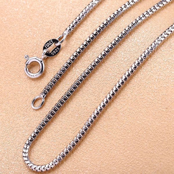 sa silverage new fashion s925 sterling silver jewelry 16/18/20 inch 1.6mm corn chain necklace 40cm 45cm 50cm
sa silverage new fashion s925 sterling silver jewelry 16/18/20 inch 1.6mm corn chain necklace 40cm 45cm 50cm