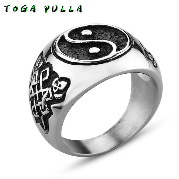 retro high polished with vintage pattern yin yang tai chi men stainless steel ring men's fashion chinese style jewelry 2020, Golden;silver
retro high polished with vintage pattern yin yang tai chi men stainless steel ring men's fashion chinese style jewelry 2020, Golden;silver