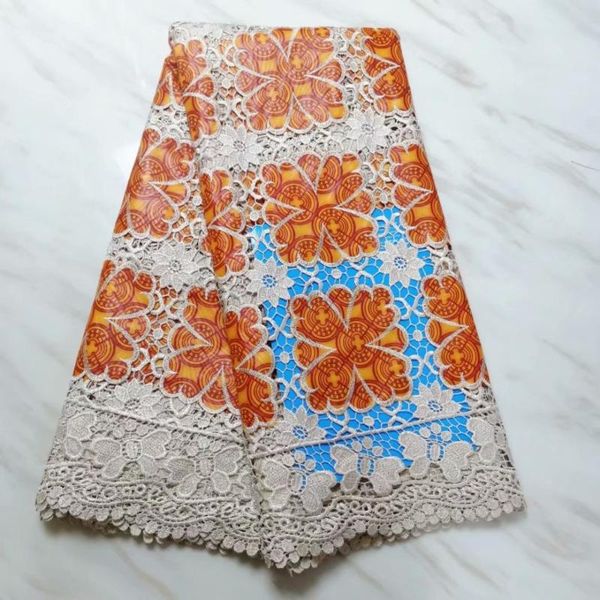 latest african wax brode patchwork water soluble lace net fabric 5yds embroidered wax lace brocade fabric for dress, Black;white
latest african wax brode patchwork water soluble lace net fabric 5yds embroidered wax lace brocade fabric for dress, Black;white