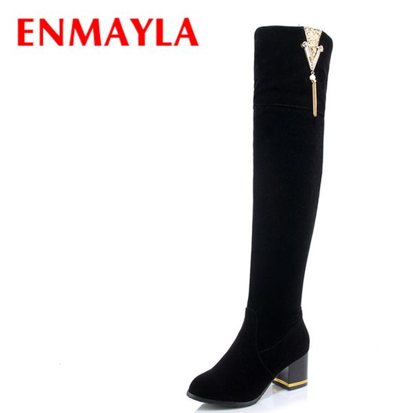 enmayla winter high heels over-the-knee boots women faux suede black shoes woman chunky heels bling tassels knee high boots
enmayla winter high heels over-the-knee boots women faux suede black shoes woman chunky heels bling tassels knee high boots