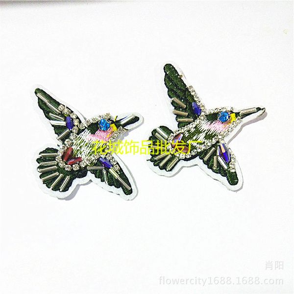 computer embroidered bird beads seam diamond swift faux animal gum shoe accessories, Black
computer embroidered bird beads seam diamond swift faux animal gum shoe accessories, Black