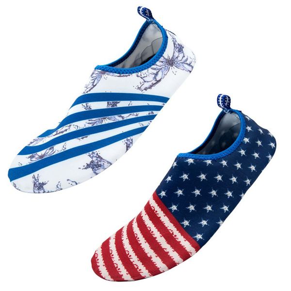 мужчины женщины вода обувь flag / полосатый шаблон printed soft quick dry упругие скольжению на sportshoes wading дайвинг бич йога спортивна
мужчины женщины вода обувь flag / полосатый шаблон printed soft quick dry упругие скольжению на sportshoes wading дайвинг бич йога спортивна