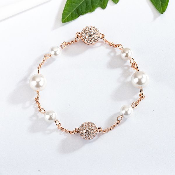 2019 new natural pearl bracelet korean fashion women temperament crystal wedding bracelet christmas jewelry gift, Golden;silver
2019 new natural pearl bracelet korean fashion women temperament crystal wedding bracelet christmas jewelry gift, Golden;silver