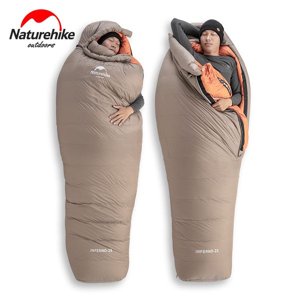 

nature hike camping equipment portable ultra warm down sleeping bag compact mummy bag for winter outdoor camping hiking travel