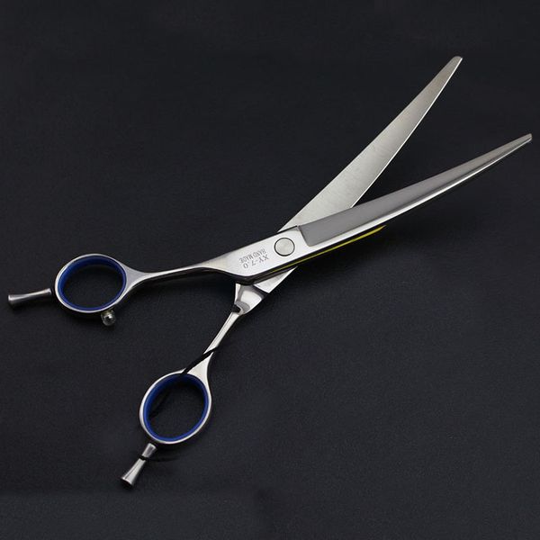 7inch japan 440c stainless steel left hand double tail curved scissor pet grooming shear clipper professional dog cat hair cut
7inch japan 440c stainless steel left hand double tail curved scissor pet grooming shear clipper professional dog cat hair cut