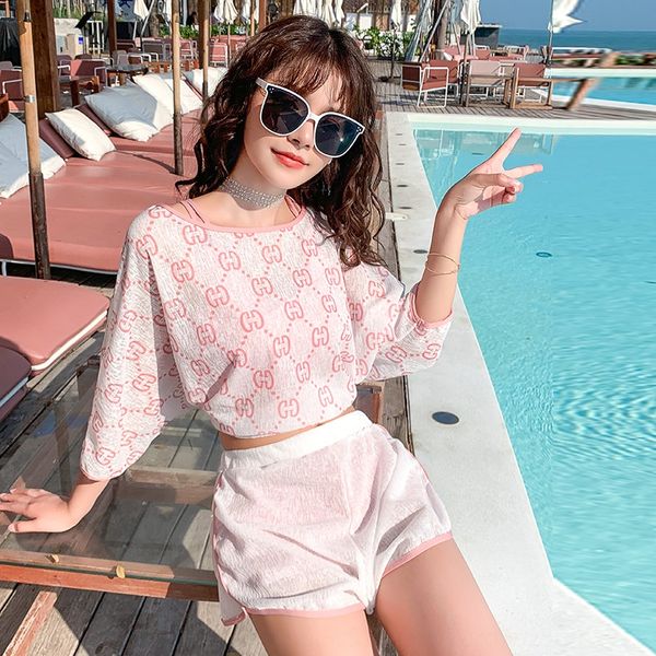 2020 women's blouse split bikini three-piece skirt spring skirt swimsuit bikini swimsuit tour lzh2978, White;black
2020 women's blouse split bikini three-piece skirt spring skirt swimsuit bikini swimsuit tour lzh2978, White;black