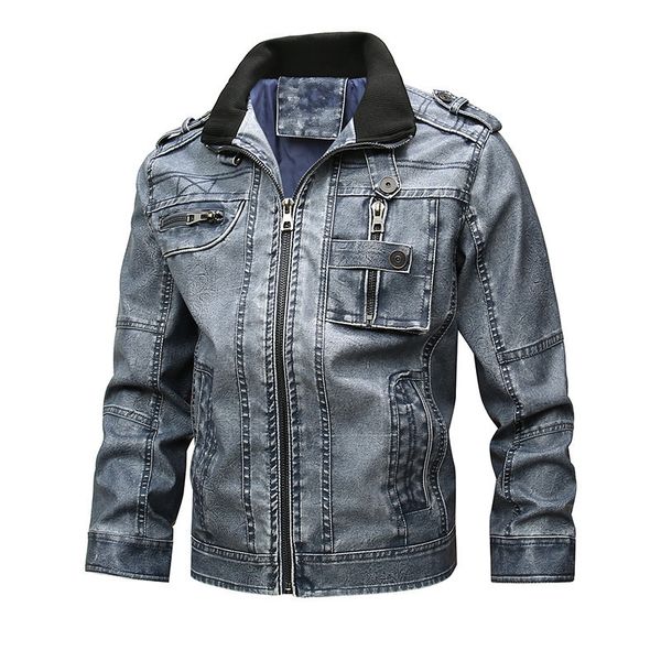 men 39 s new thick warm 2019 classic brand motorcycle leather jackets autumn winter pu suede coat plus size 5xl 6xl 7xl 8xl, Black
men 39 s new thick warm 2019 classic brand motorcycle leather jackets autumn winter pu suede coat plus size 5xl 6xl 7xl 8xl, Black