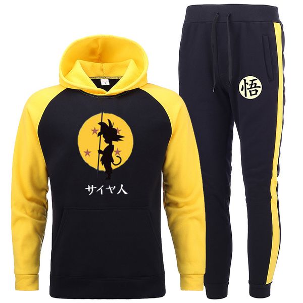 2020 tracksuit men sets fleece hit color sportswear anime printed hoodies sets fashion hooded sweatshirts + sweatpants two-piece, Gray
2020 tracksuit men sets fleece hit color sportswear anime printed hoodies sets fashion hooded sweatshirts + sweatpants two-piece, Gray
