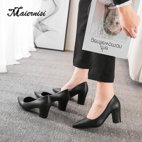 maiernisi high heels women pumps pointed toe work pump thick heel woman shoes wedding shoes office career elegant pumps for lady, Black
maiernisi high heels women pumps pointed toe work pump thick heel woman shoes wedding shoes office career elegant pumps for lady, Black
