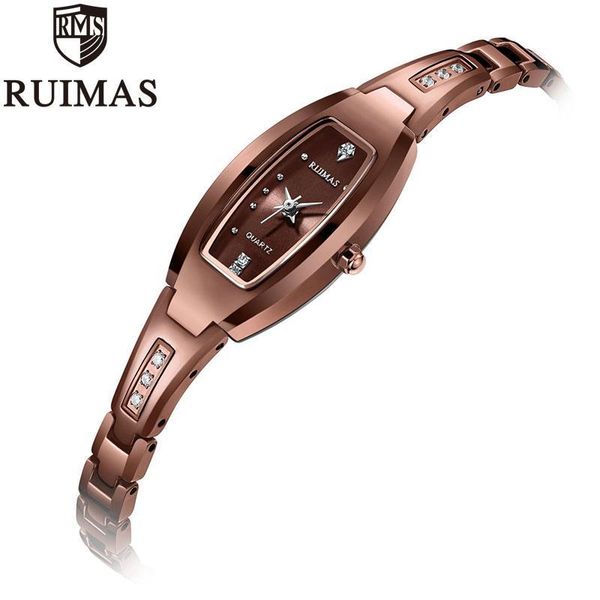 ruimas women stainless steel lady bracelet watch elegant square dial quartz casual wrist watch clock gift, Slivery;brown
ruimas women stainless steel lady bracelet watch elegant square dial quartz casual wrist watch clock gift, Slivery;brown