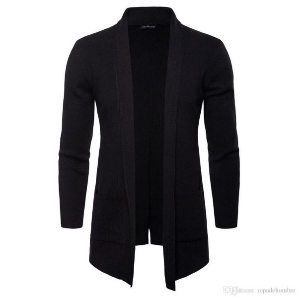 open stitch solid stand collar long sleeve outerwear casual coats fashion knit with pocket men jackets spring autumn mens, Black;brown
open stitch solid stand collar long sleeve outerwear casual coats fashion knit with pocket men jackets spring autumn mens, Black;brown