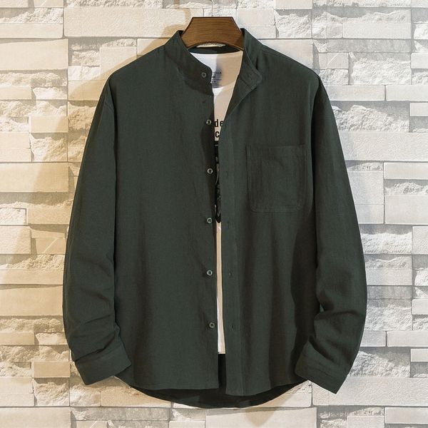 men shirts casual pure color loose pocket lapel plus size long sleeve shirt blouse males fashion shirts, White;black
men shirts casual pure color loose pocket lapel plus size long sleeve shirt blouse males fashion shirts, White;black
