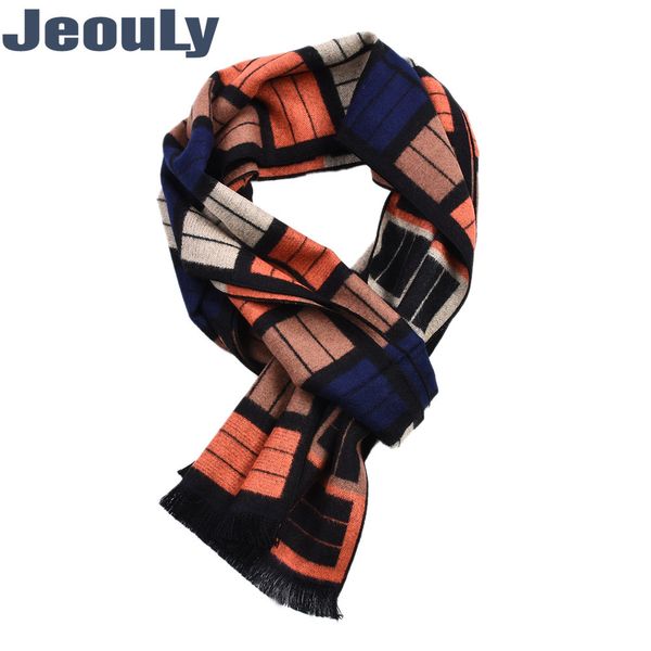 jeouly men scarf 2018 winter cashmere scarves navy vintage soft plaid man brand business casual scarfs striped nude, Blue;gray
jeouly men scarf 2018 winter cashmere scarves navy vintage soft plaid man brand business casual scarfs striped nude, Blue;gray