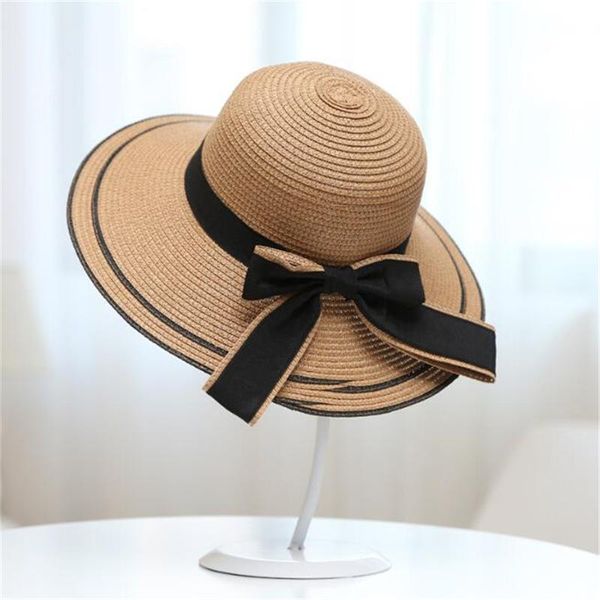 female skullies & beanies summer outdoor holiday vacation sunshade sun hat bowknot folding beach big brim straw hat, Blue;gray
female skullies & beanies summer outdoor holiday vacation sunshade sun hat bowknot folding beach big brim straw hat, Blue;gray