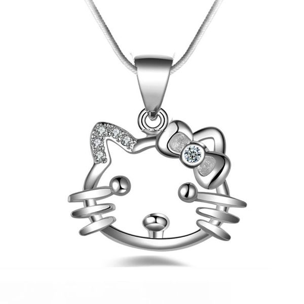 fashion 925 silver cat shiny with diamond jewelry 925 silver necklace valentine's day holiday gifts 1660
fashion 925 silver cat shiny with diamond jewelry 925 silver necklace valentine's day holiday gifts 1660