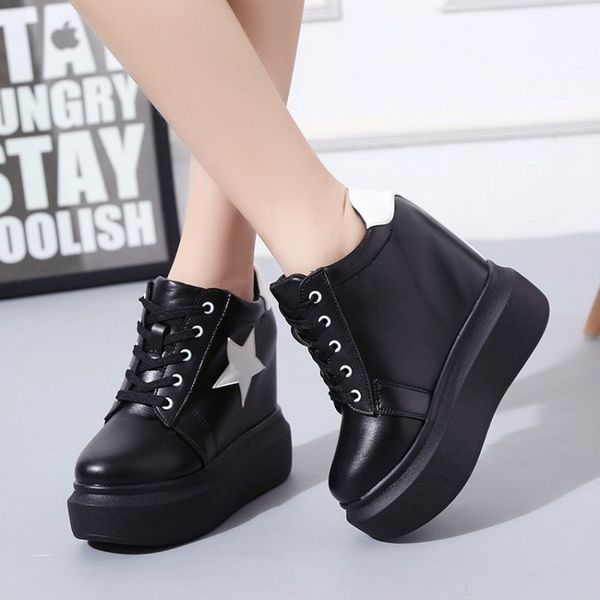 spring autumn flat platform shoes women height increasing high elevator shoes sneakers increase walking e15-59, Black
spring autumn flat platform shoes women height increasing high elevator shoes sneakers increase walking e15-59, Black