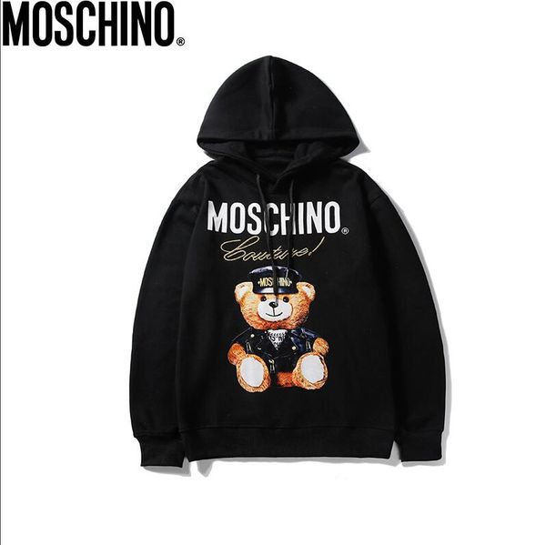 2019 men's women's moschinoand winter new fashion sports sweater printing short-sleeved embroidered cotton men's sweater -3, Black
2019 men's women's moschinoand winter new fashion sports sweater printing short-sleeved embroidered cotton men's sweater -3, Black