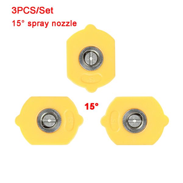 3pcs 1/4" quick connector car wash nozzles 15 degree metal jet lance foam nozzle high pressure washer spray nozzles
3pcs 1/4" quick connector car wash nozzles 15 degree metal jet lance foam nozzle high pressure washer spray nozzles