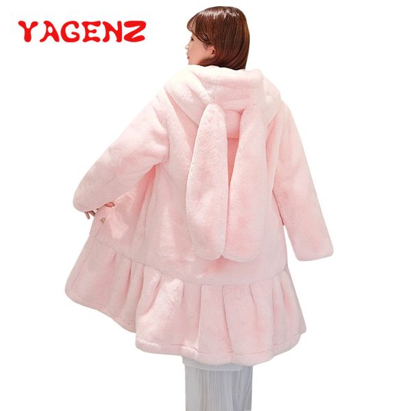 yagenz уха с капюшоном шуба женщин rex fur long jacket симпатичные furry пальто faux женщин осень зима 586, Black
yagenz уха с капюшоном шуба женщин rex fur long jacket симпатичные furry пальто faux женщин осень зима 586, Black
