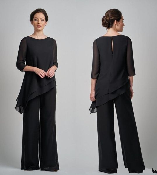 2020 black pantsuits mother of the bride dresses outfit two pieces garment dress evening wear pant suits for formal garment mothers outfit, Black;red
2020 black pantsuits mother of the bride dresses outfit two pieces garment dress evening wear pant suits for formal garment mothers outfit, Black;red