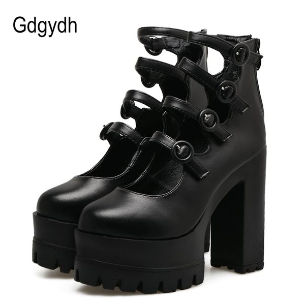 gdgydh spring autumn platform shoes woman thick heel female single shoes ankle strap buckle women pumps high heels black
gdgydh spring autumn platform shoes woman thick heel female single shoes ankle strap buckle women pumps high heels black