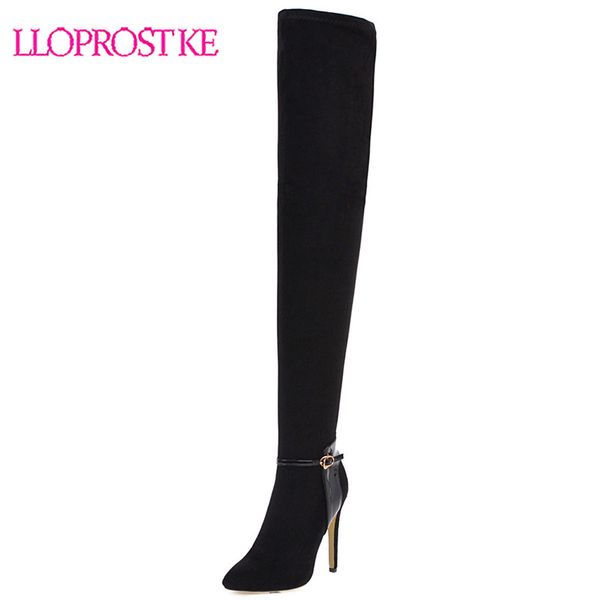 lloprost ke ladies high heel over the knee boots women thigh high slim boots stretch winter shoes woman botas mujer h625, Black
lloprost ke ladies high heel over the knee boots women thigh high slim boots stretch winter shoes woman botas mujer h625, Black