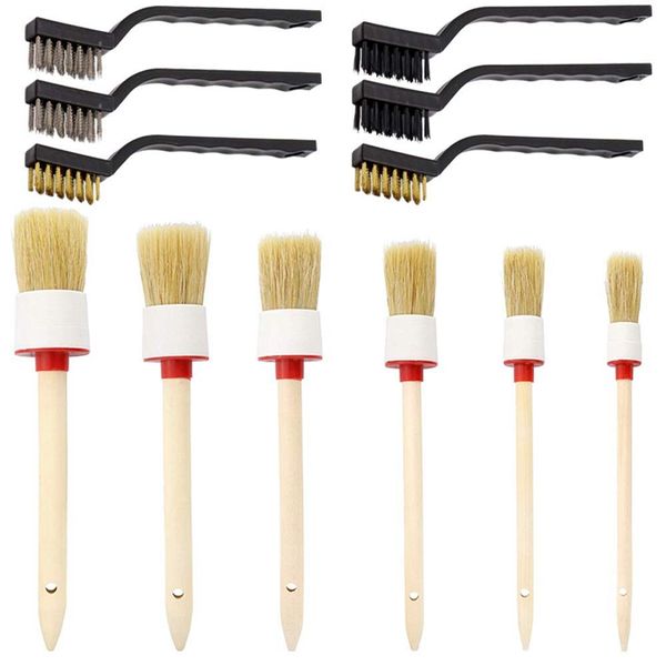 detailing brush set, 12 packs master detailing brush for cleaning wheels, air vent, engines, interior, exterior, trim, leather
detailing brush set, 12 packs master detailing brush for cleaning wheels, air vent, engines, interior, exterior, trim, leather