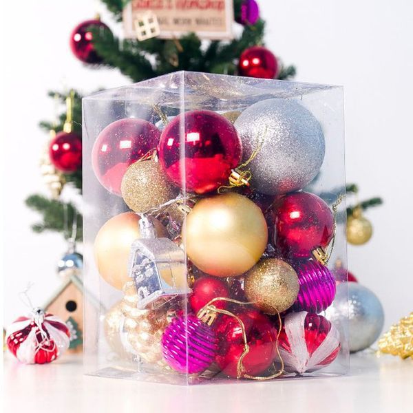 30pcs/set christmas xmas tree ball bauble hanging home party ornament decor colorful red gold ball higt quality
30pcs/set christmas xmas tree ball bauble hanging home party ornament decor colorful red gold ball higt quality