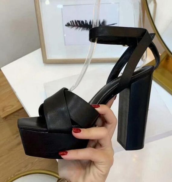 luxury new womens chunky super high heels 11.5cm platform waterproof sandals ladies real leather slingbacks bandage summer shoes 35-41, Black
luxury new womens chunky super high heels 11.5cm platform waterproof sandals ladies real leather slingbacks bandage summer shoes 35-41, Black