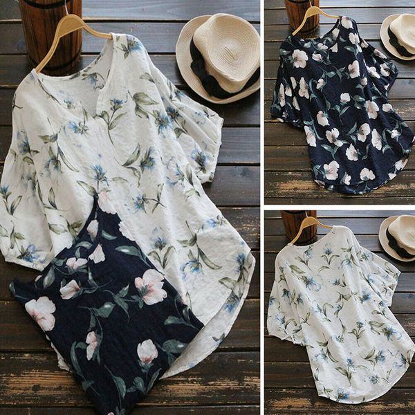 2019 new style women print v-neck cotton long sleeve flower print linen shirt ladies casual loose o neck top, White
2019 new style women print v-neck cotton long sleeve flower print linen shirt ladies casual loose o neck top, White