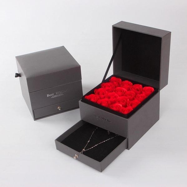 gift wrap eternal rose acrylic ornaments box 2 storeys necklace jewelry soap foam latex valentine's day wedding party
gift wrap eternal rose acrylic ornaments box 2 storeys necklace jewelry soap foam latex valentine's day wedding party