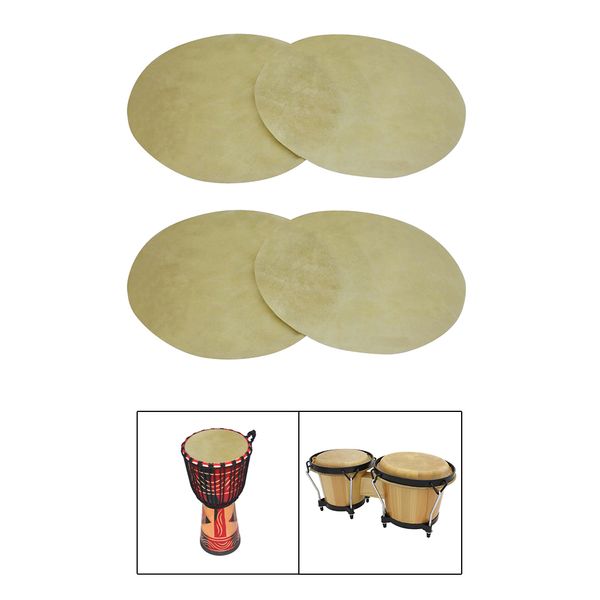 4 pieces 9'' buffalo leather drum skins, exquisite and practical, it's a good gift for music lover and friends
4 pieces 9'' buffalo leather drum skins, exquisite and practical, it's a good gift for music lover and friends