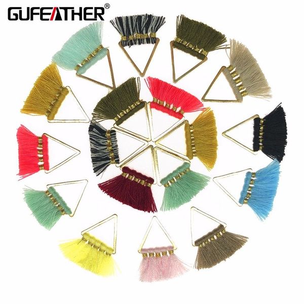 gufeather l127/2cm mini tassel/jewelry accessories/earring accessories/with metal ring tassel/triangle tassel/diy handmade/2pcs
gufeather l127/2cm mini tassel/jewelry accessories/earring accessories/with metal ring tassel/triangle tassel/diy handmade/2pcs