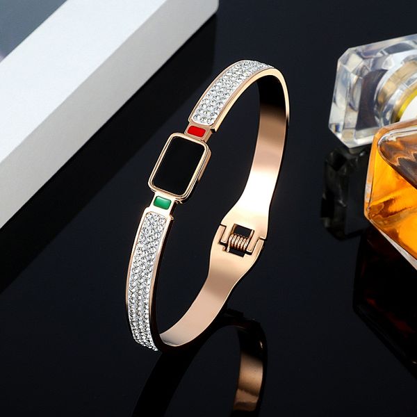 stainless steel stunning cz bangle bracelet for women jewelry 3 colors big black crystal stone around fashion jewelry wristband
stainless steel stunning cz bangle bracelet for women jewelry 3 colors big black crystal stone around fashion jewelry wristband