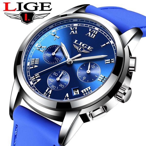 2020 new watches men lige chronograph men sports watches waterproof silicone quartz men's watch relogio masculino, Slivery;brown
2020 new watches men lige chronograph men sports watches waterproof silicone quartz men's watch relogio masculino, Slivery;brown