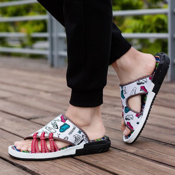 graffiti canvas personalized slippers men summer beach slippers men house shoes non slip man flat shoes sandalo uomo, Black
graffiti canvas personalized slippers men summer beach slippers men house shoes non slip man flat shoes sandalo uomo, Black