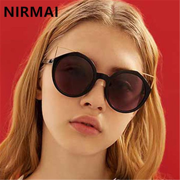 nirmai new cat eye sunglasses women brand 2018 twin beam mirror men sunglasses vintage female uv4, White;black
nirmai new cat eye sunglasses women brand 2018 twin beam mirror men sunglasses vintage female uv4, White;black