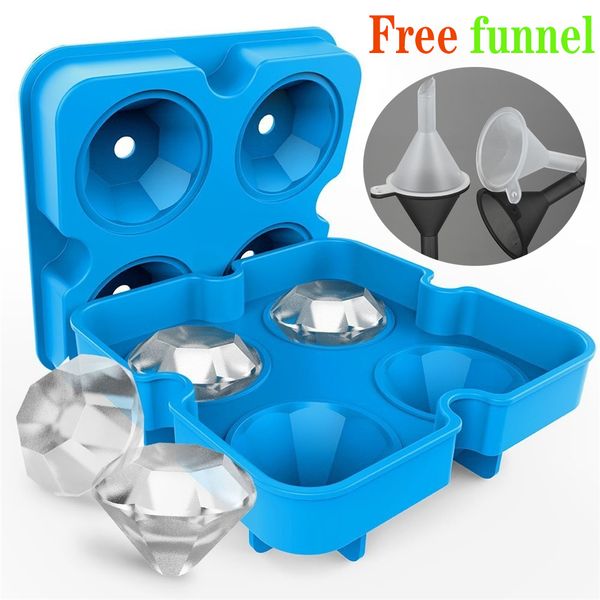 4 cell diamond ice ball mold silicone ice cube tray whiskey ball maker ice cream molds form chocolate mold for party bar
4 cell diamond ice ball mold silicone ice cube tray whiskey ball maker ice cream molds form chocolate mold for party bar